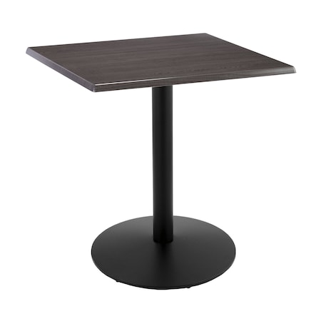 36 Tall In/Outdoor All-Season Table,30 X 30 Square Charcoal Top